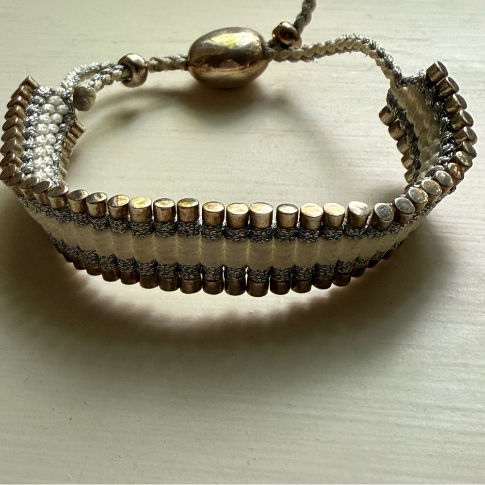 Links London Woven Sterling Silver Bracelet